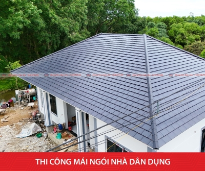 Mái ngói phẳng hiện đại tại Thanh Hóa
