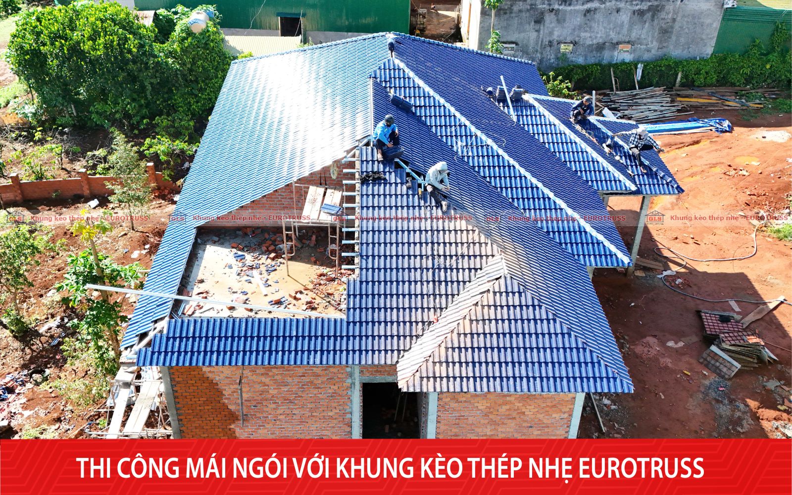 khung kèo thép nhẹ Eurotruss