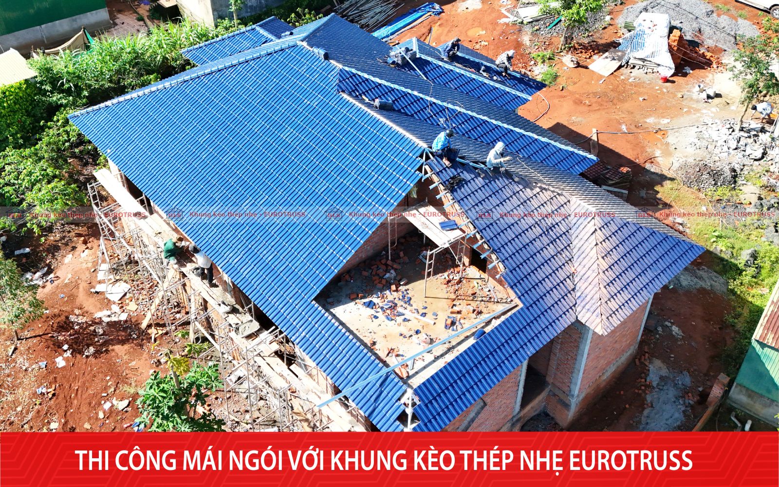 khung kèo thép nhẹ Eurotruss