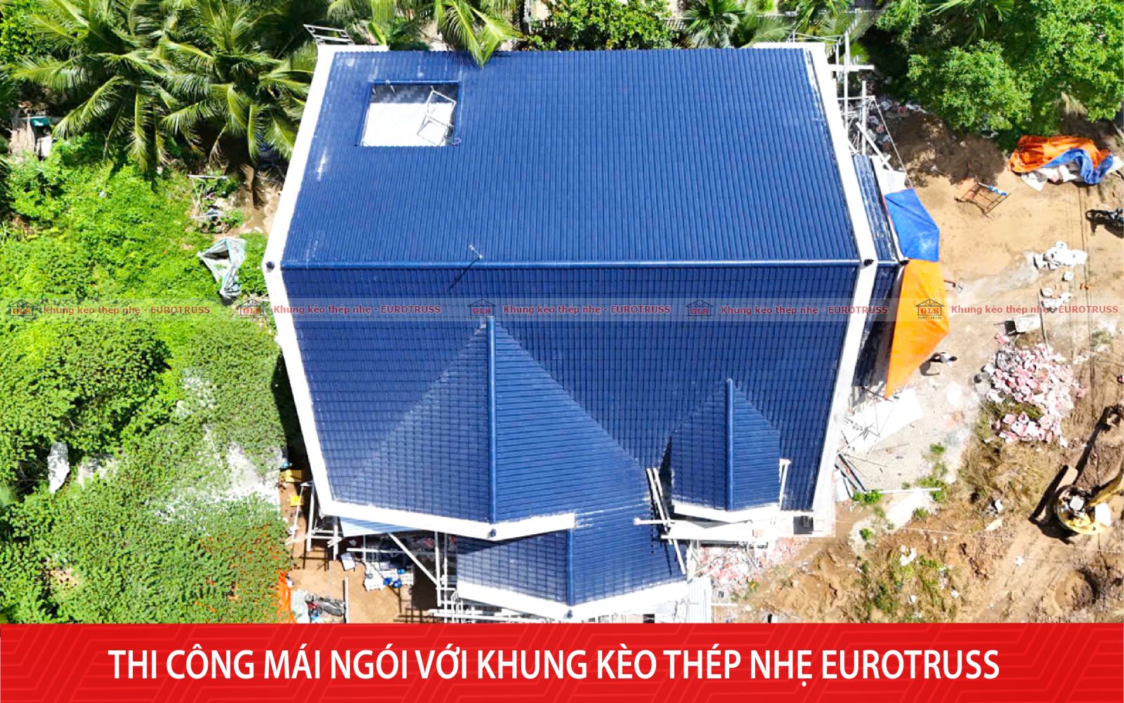 khung kèo thép nhẹ Eurotruss