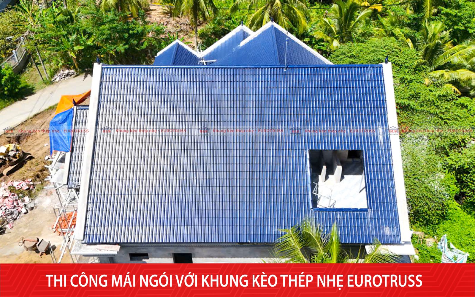 khung kèo thép nhẹ Eurotruss