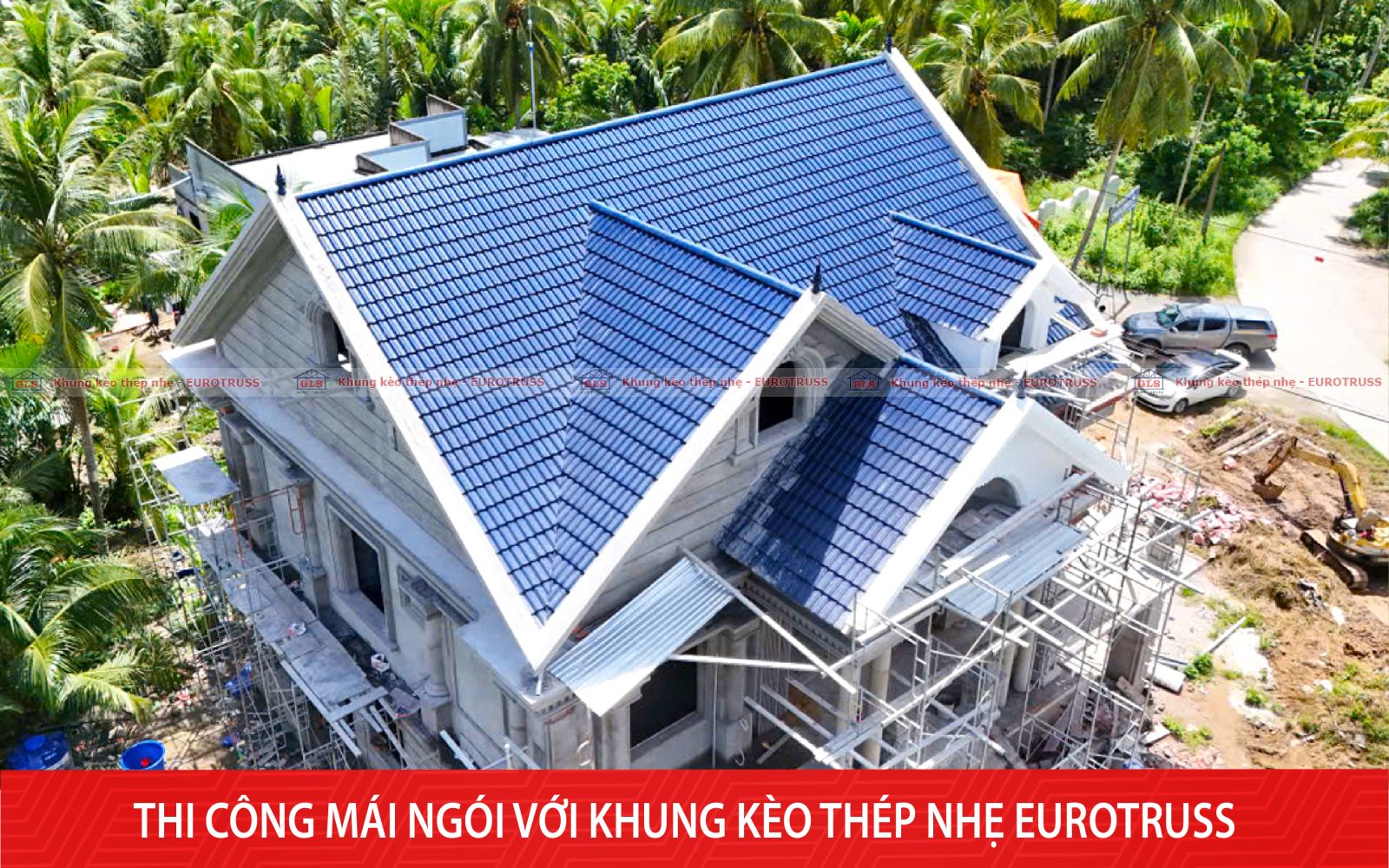 khung kèo thép nhẹ Eurotruss