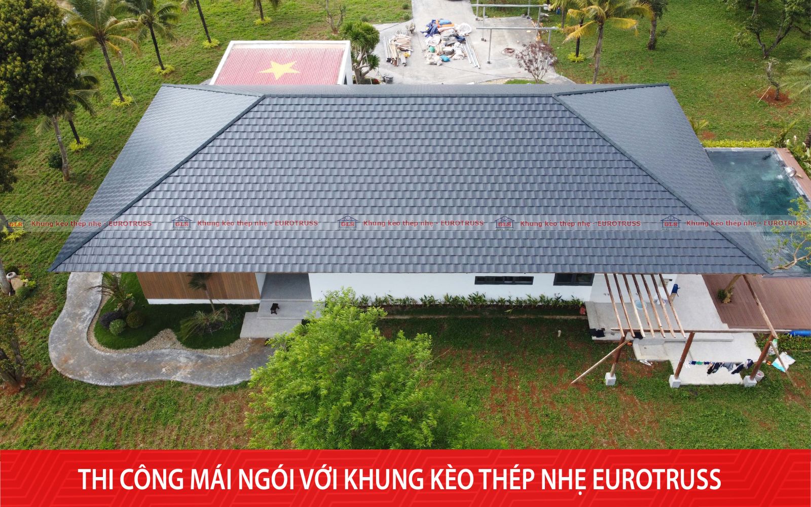 khung kèo thép nhẹ Eurotruss