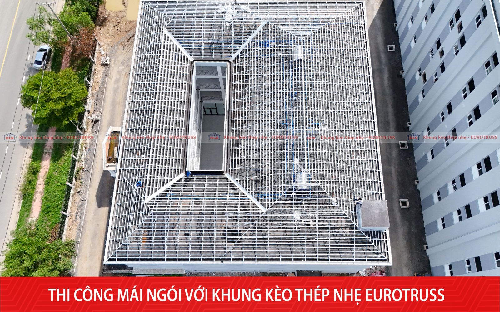 khung kèo thép nhẹ Eurotruss