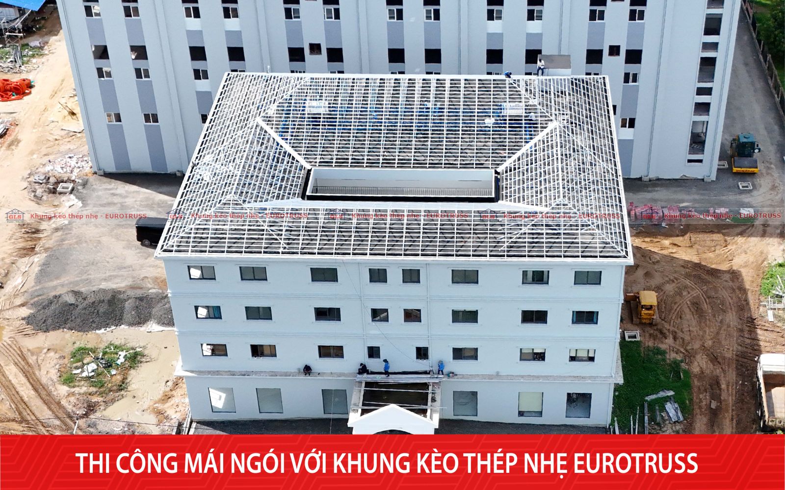 khung kèo thép nhẹ Eurotruss