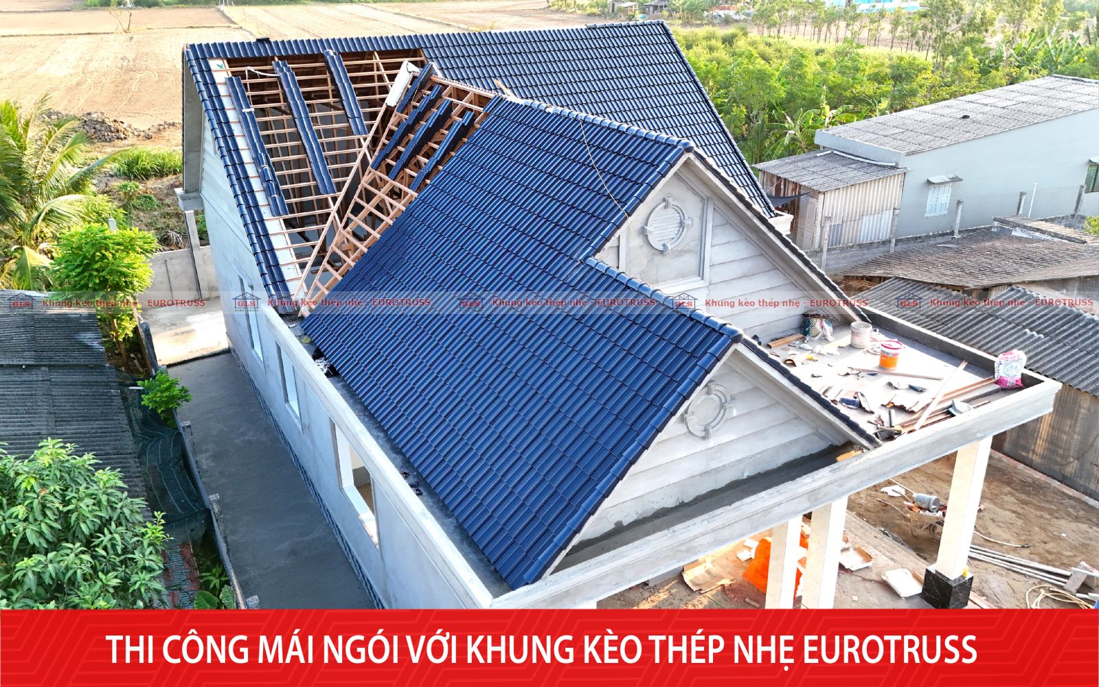 khung kèo thép nhẹ Eurotruss