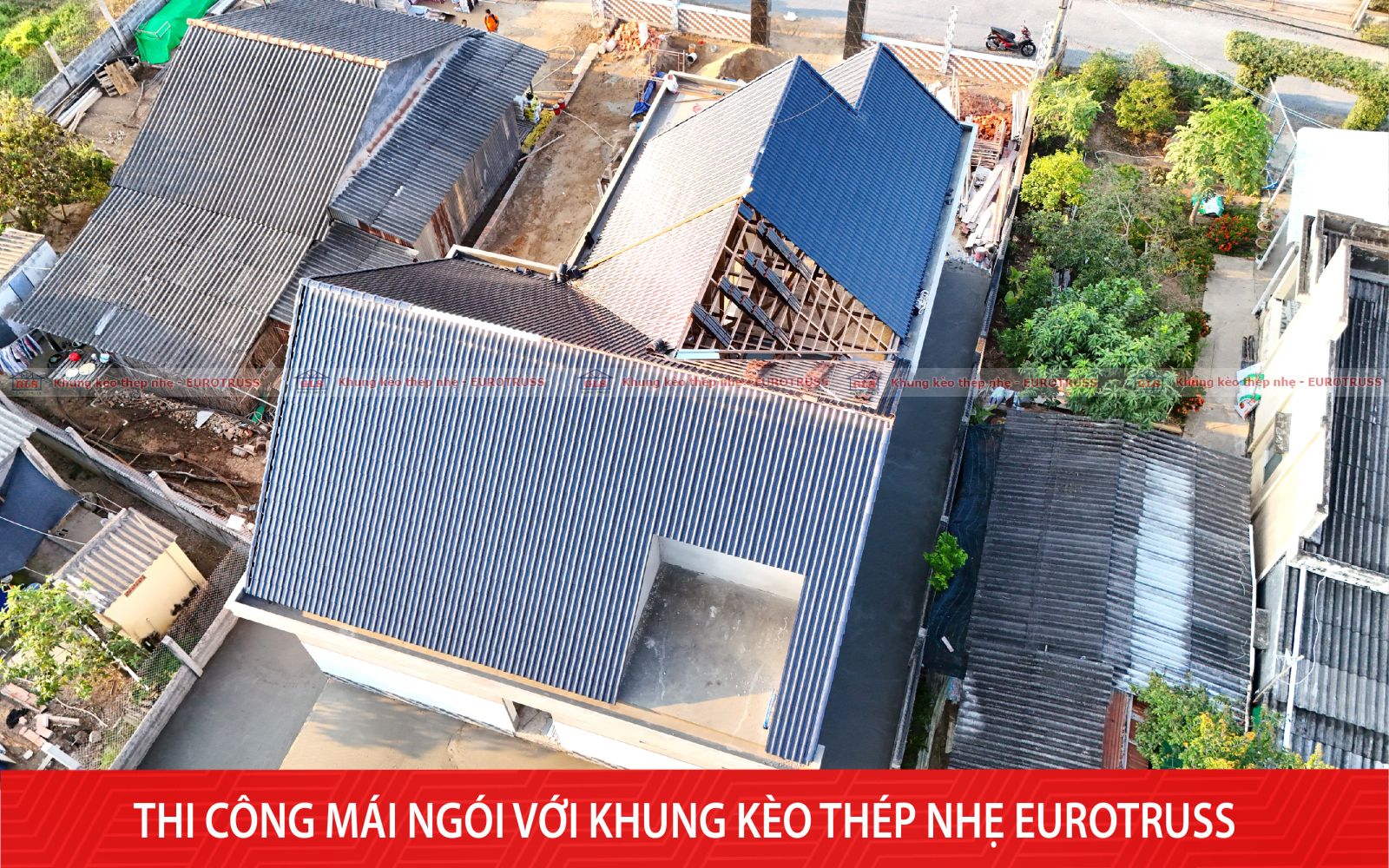 khung kèo thép nhẹ Eurotruss