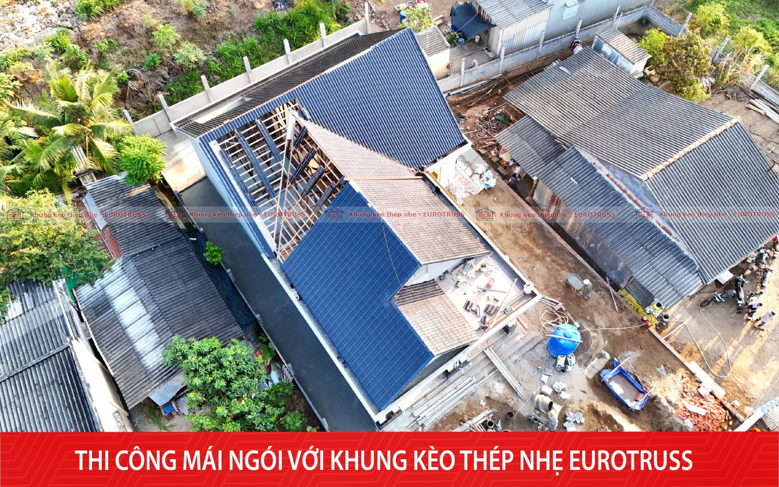 khung kèo thép nhẹ Eurotruss