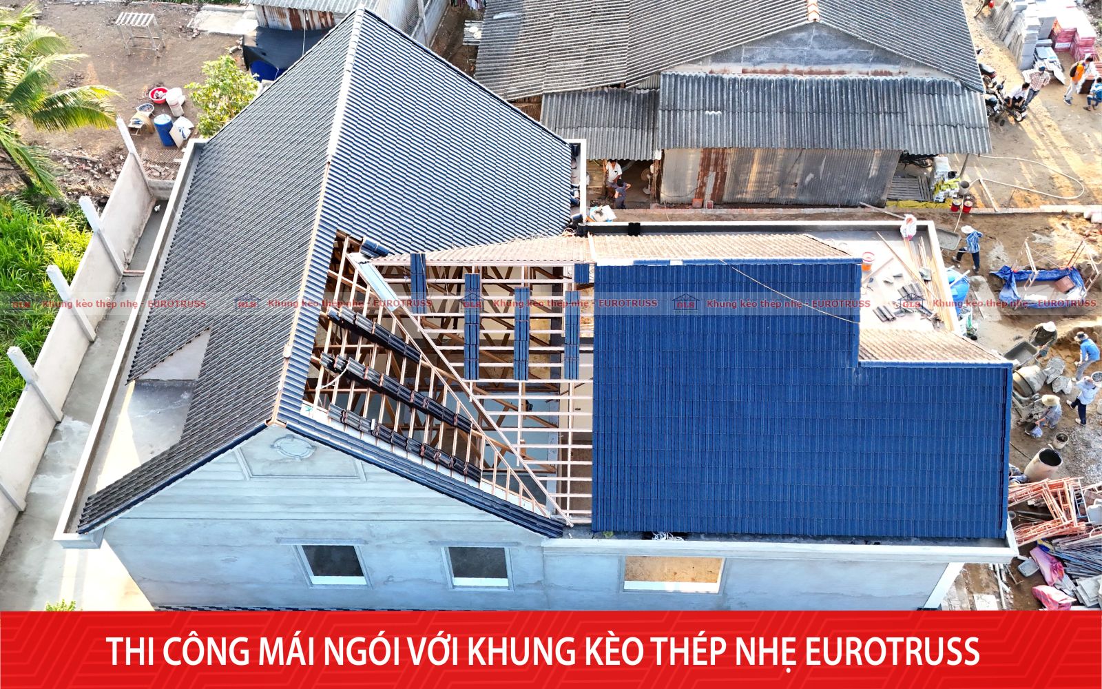 khung kèo thép nhẹ Eurotruss
