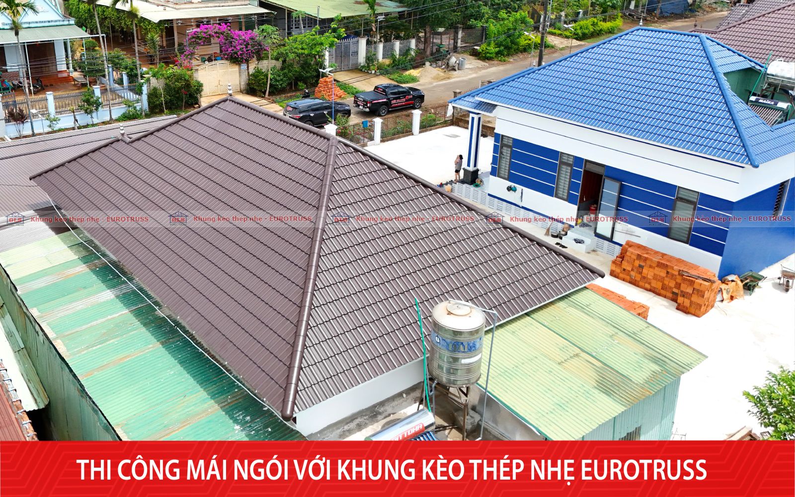 khung kèo thép nhẹ Eurotruss