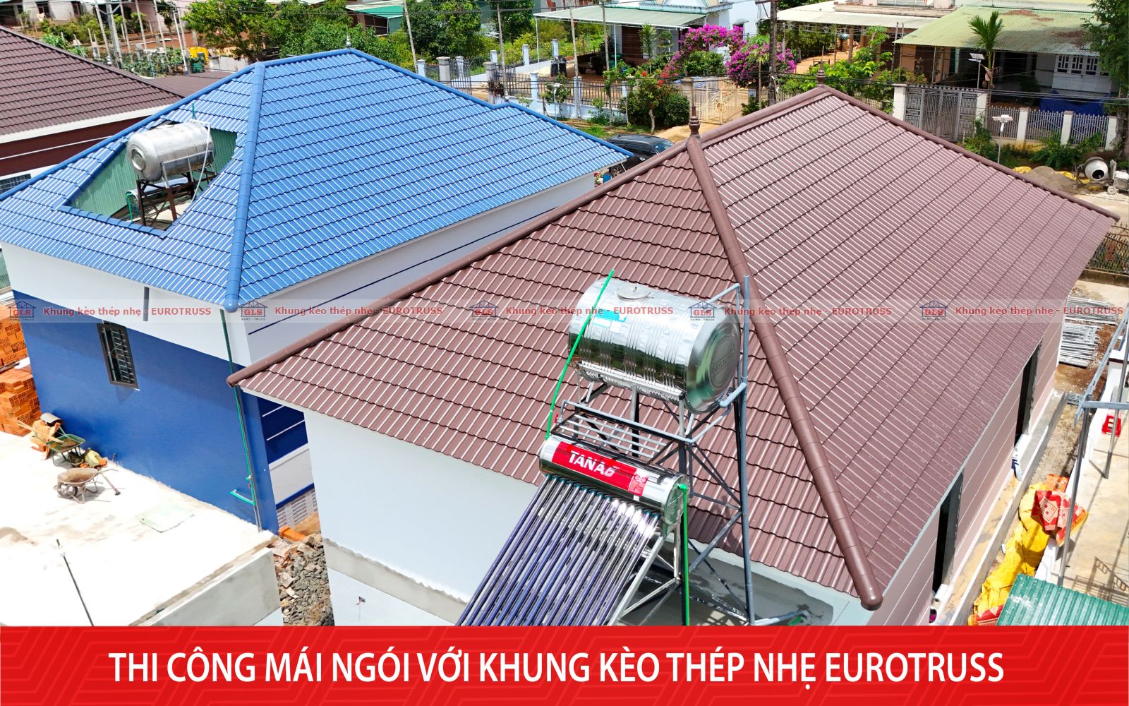 khung kèo thép nhẹ Eurotruss