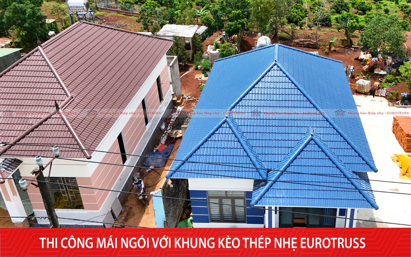 khung kèo thép nhẹ Eurotruss