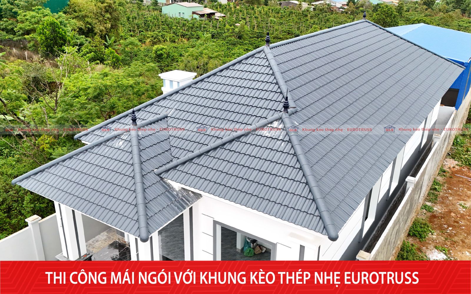 khung kèo thép nhẹ Eurotruss