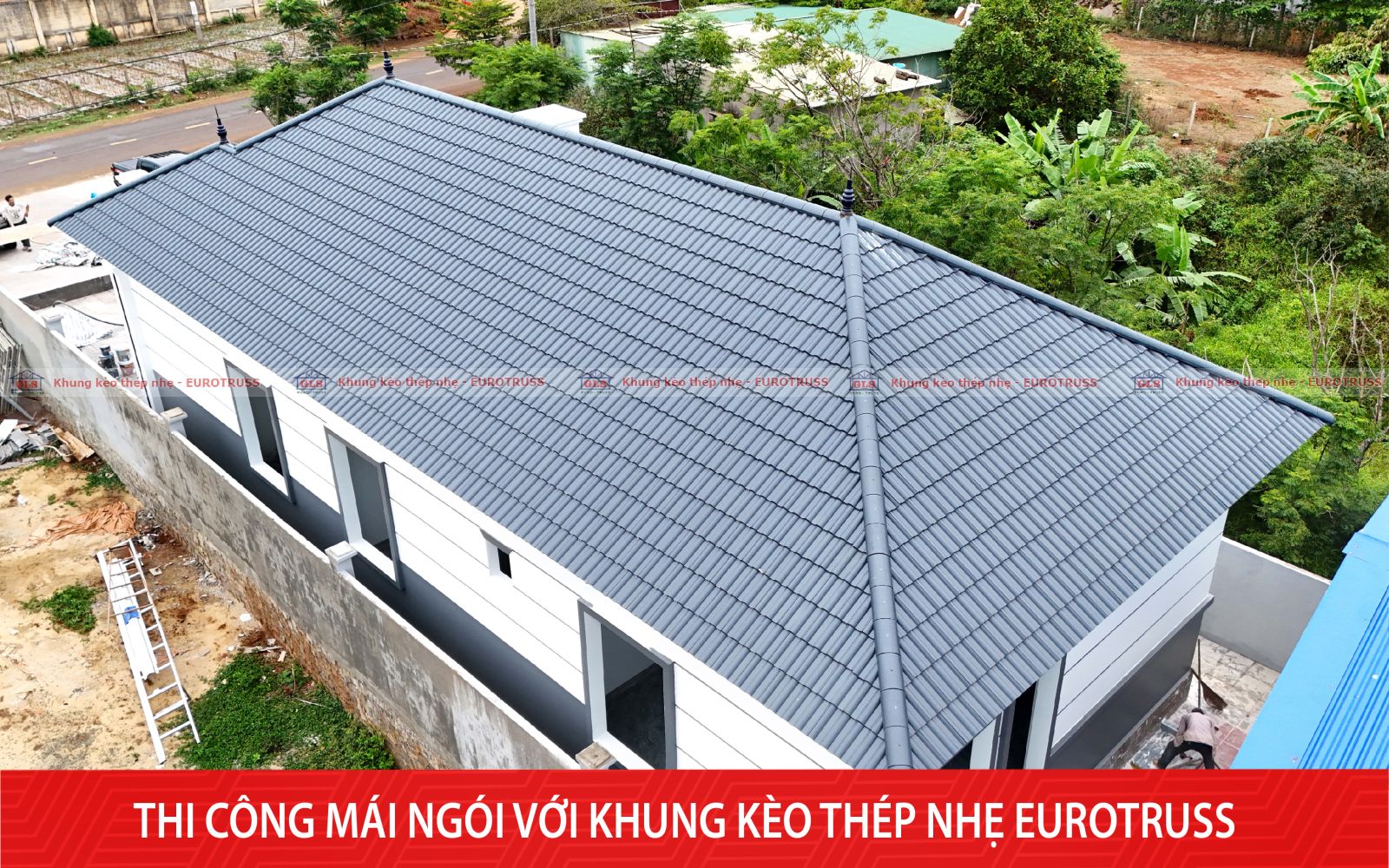 khung kèo thép nhẹ Eurotruss