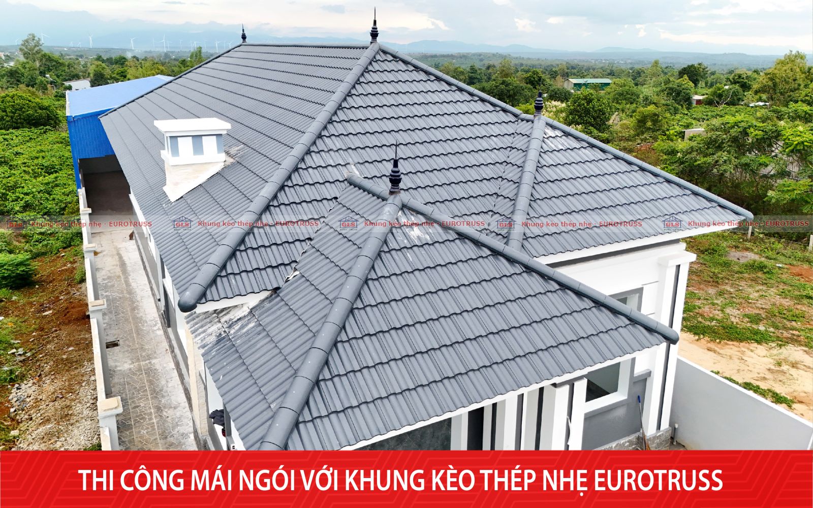 khung kèo thép nhẹ Eurotruss
