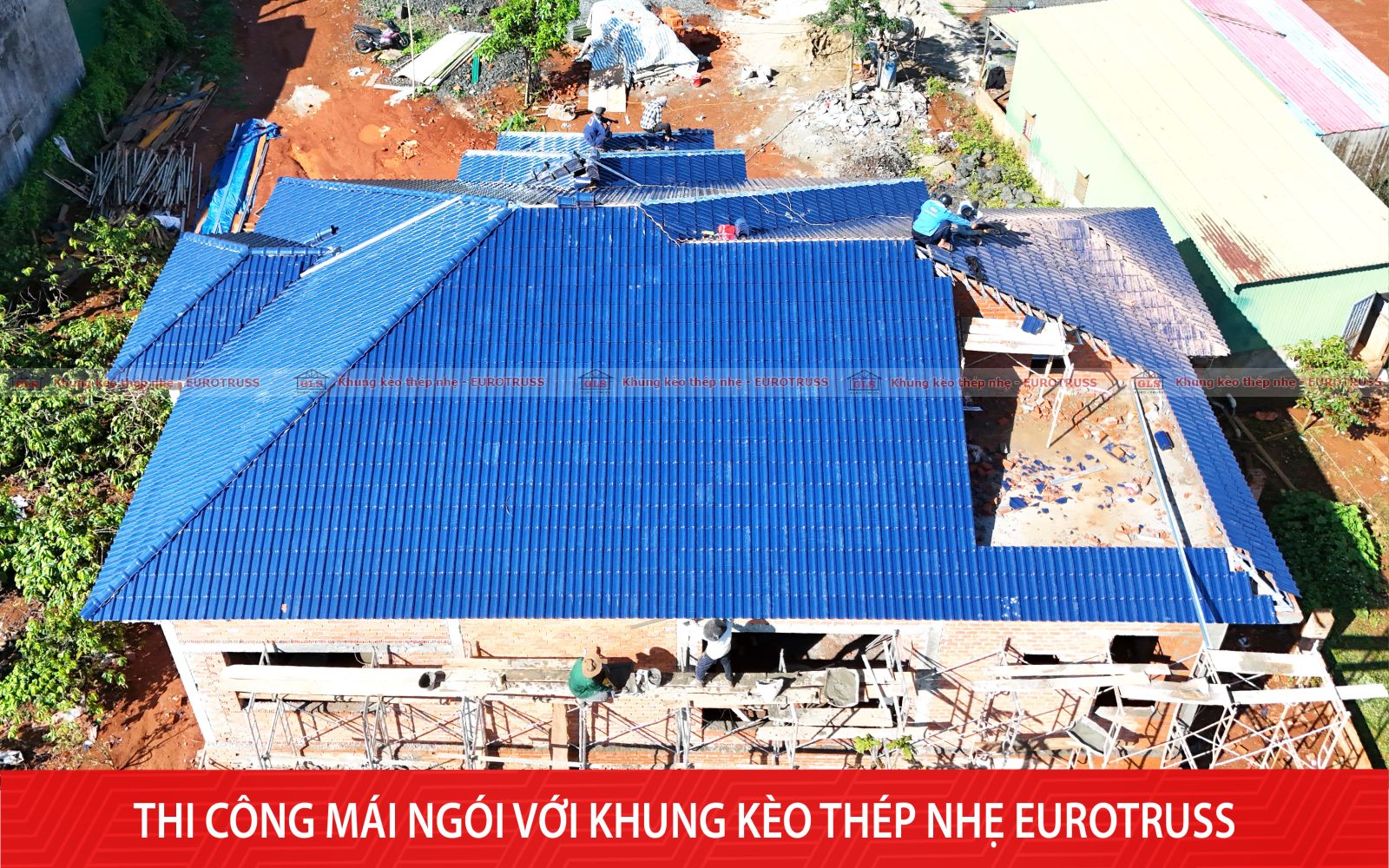 khung kèo thép nhẹ Eurotruss