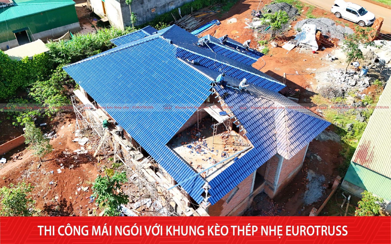 khung kèo thép nhẹ Eurotruss
