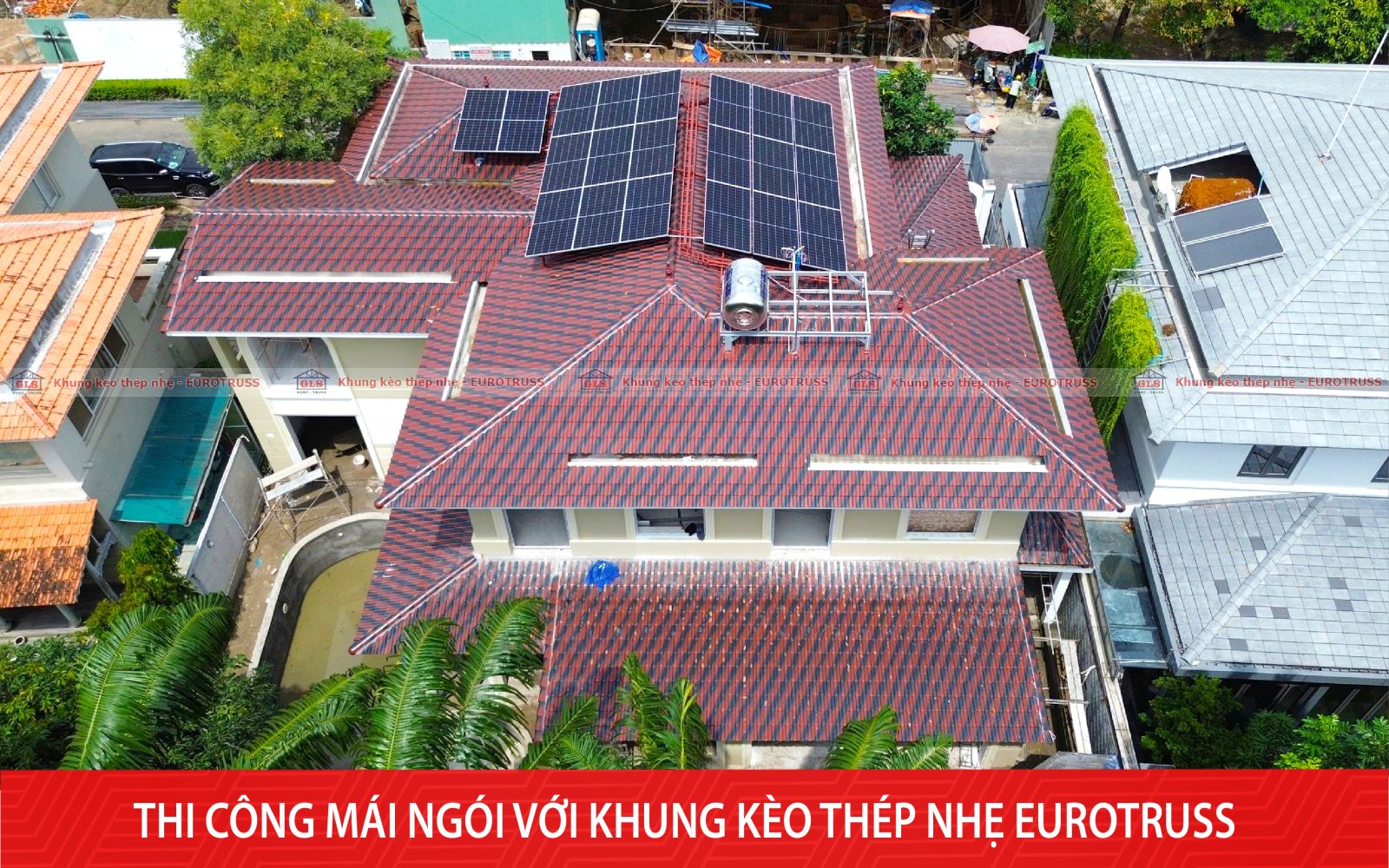 khung kèo thép nhẹ Eurotruss