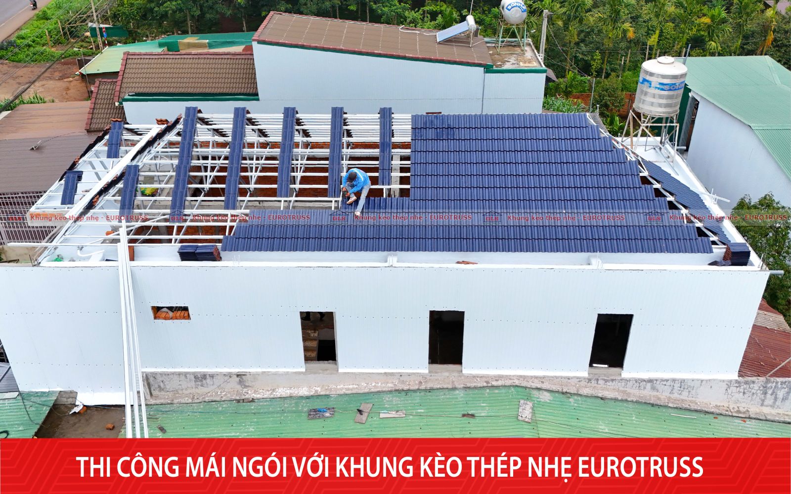khung kèo thép nhẹ Eurotruss