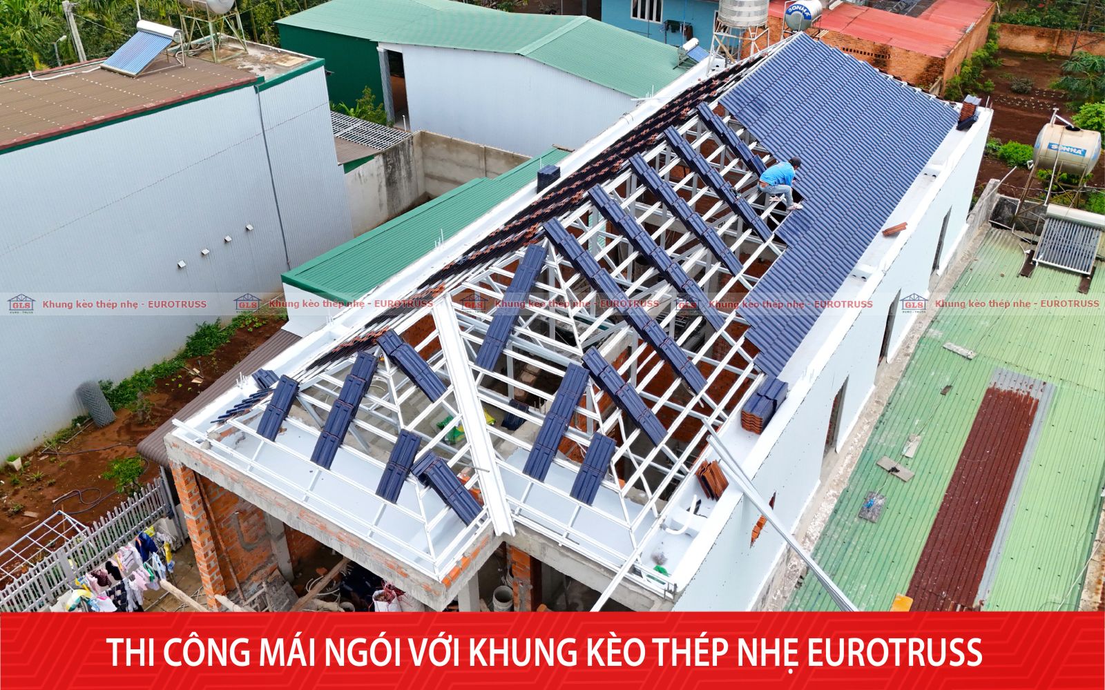 khung kèo thép nhẹ Eurotruss