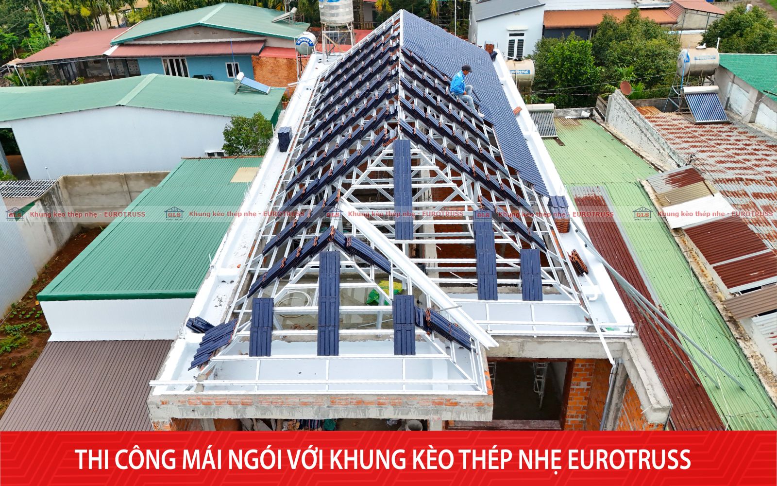 khung kèo thép nhẹ Eurotruss