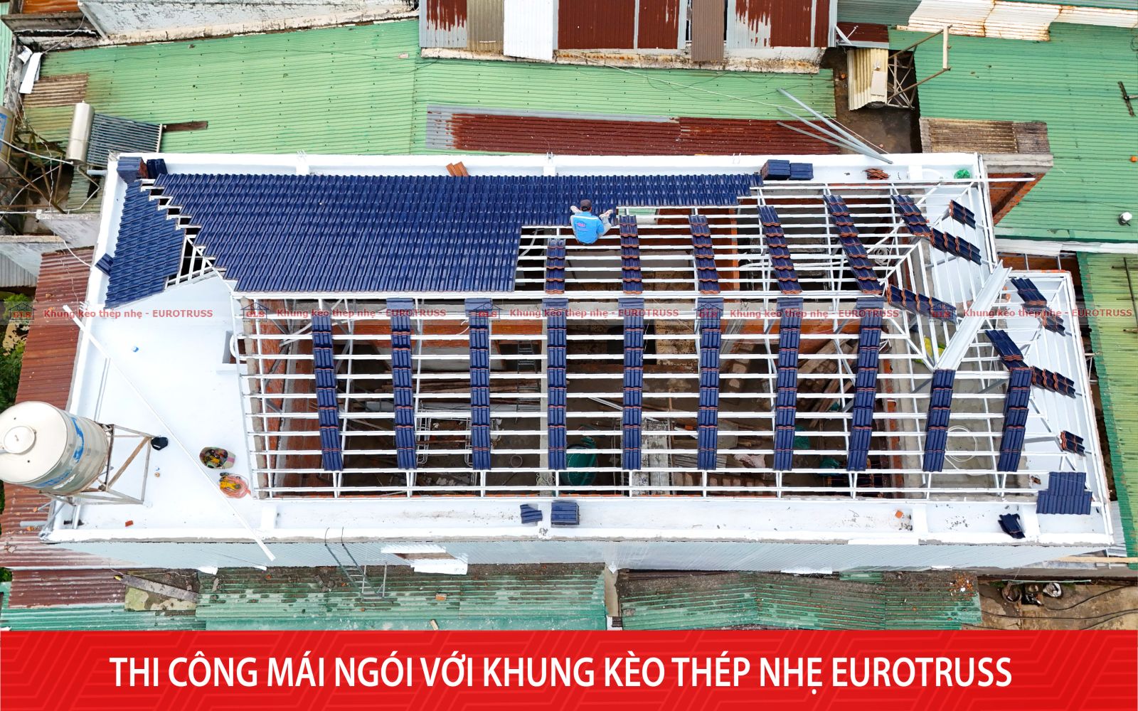khung kèo thép nhẹ Eurotruss