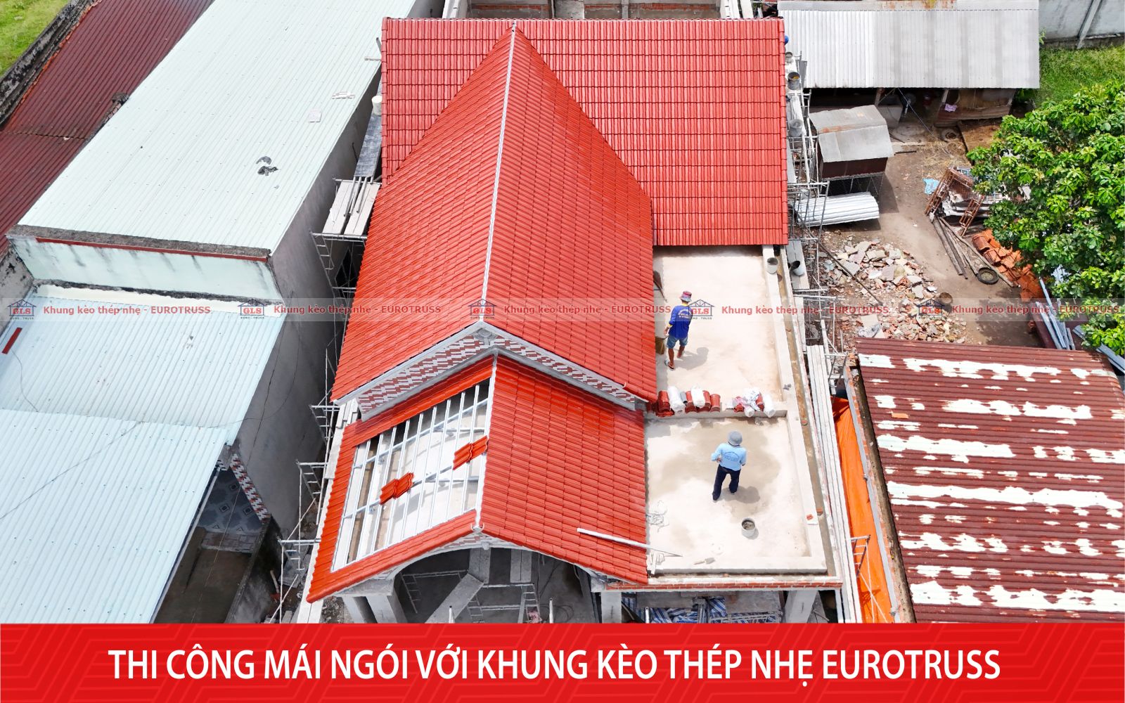 khung kèo thép nhẹ Eurotruss