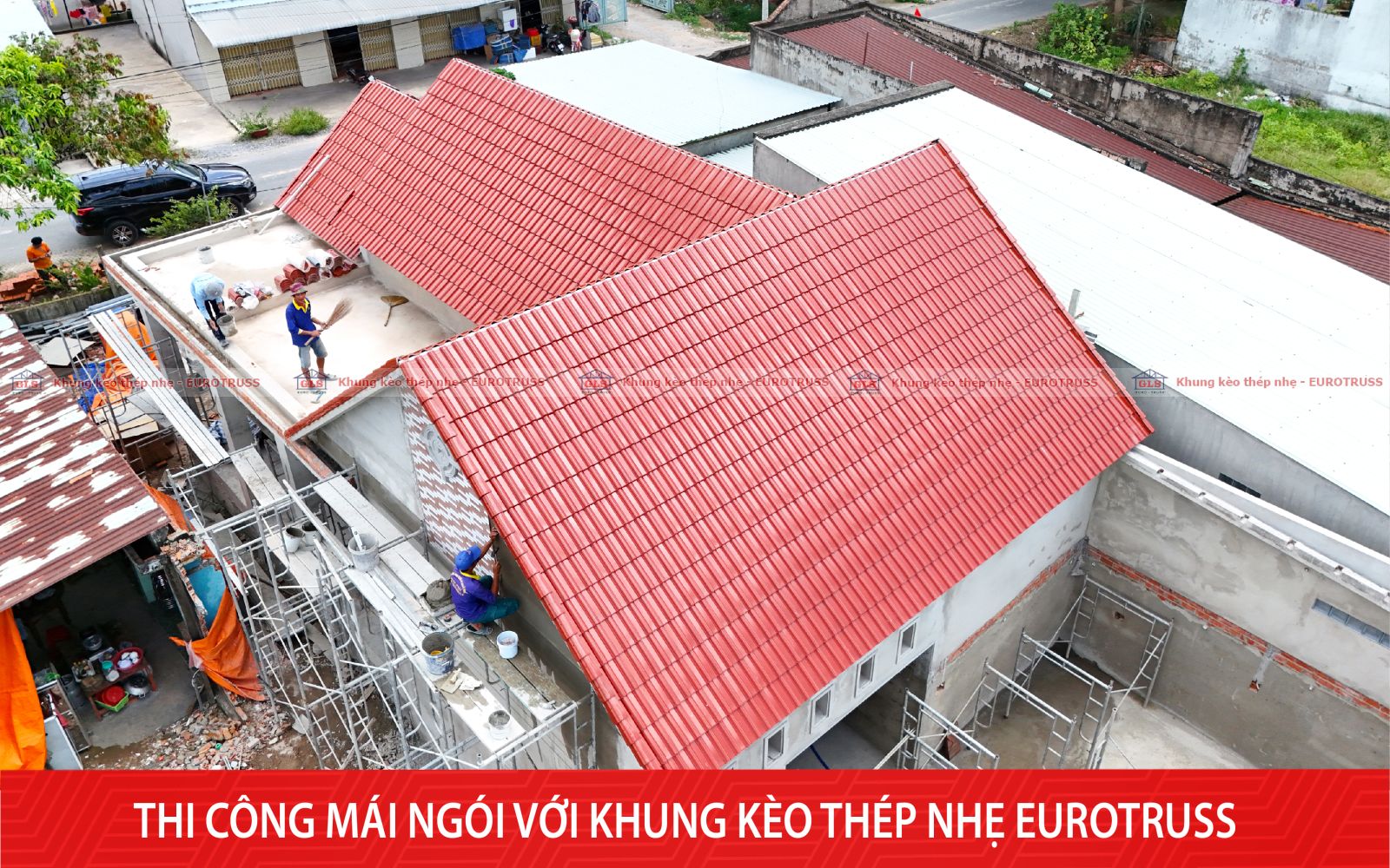 khung kèo thép nhẹ Eurotruss