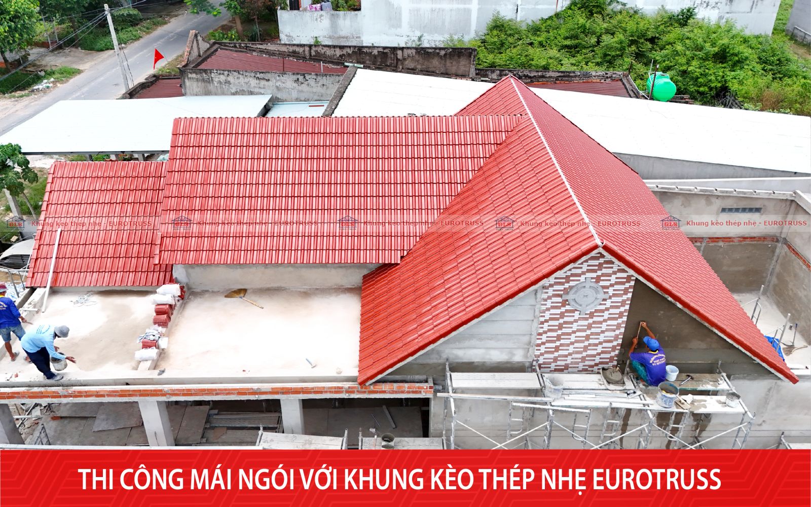 khung kèo thép nhẹ Eurotruss