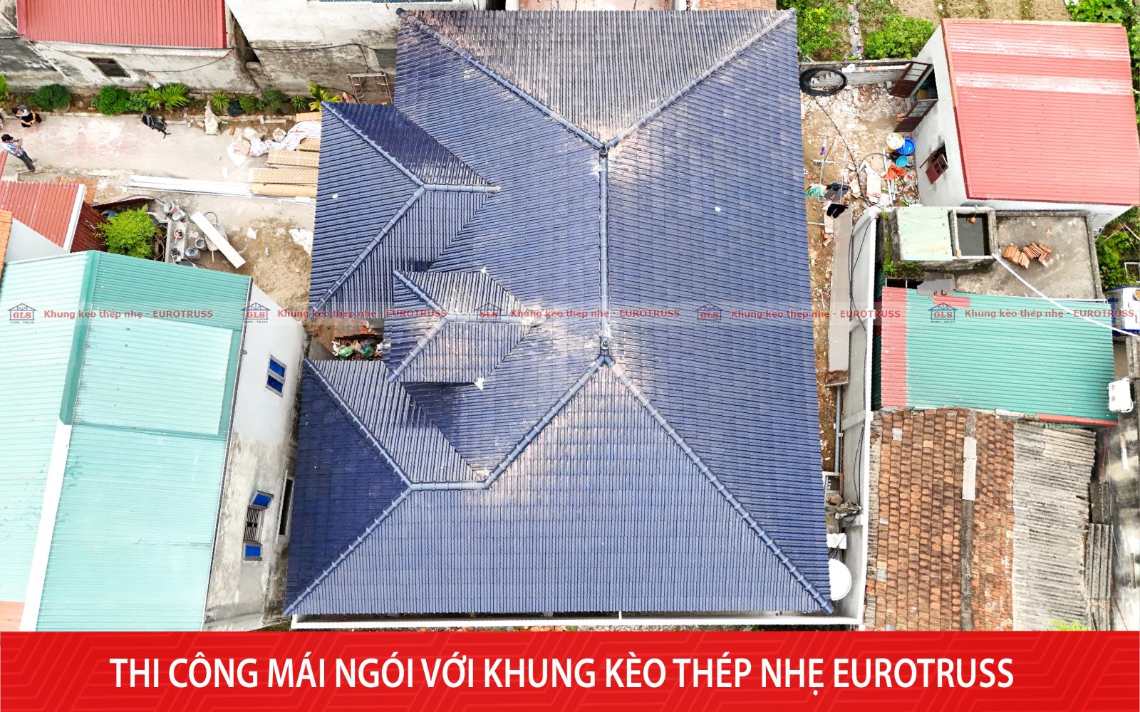 khung kèo thép nhẹ Eurotruss