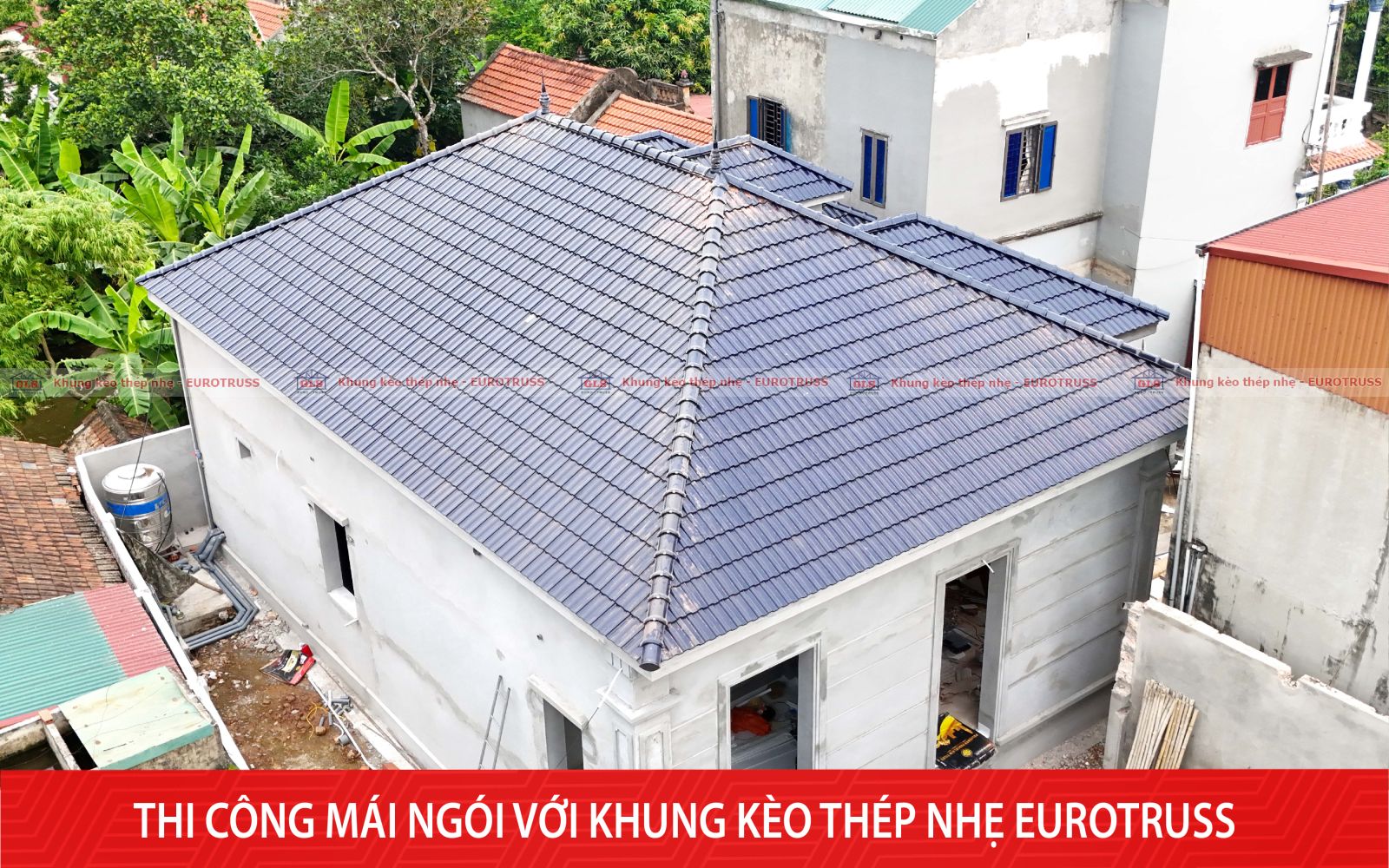 khung kèo thép nhẹ Eurotruss