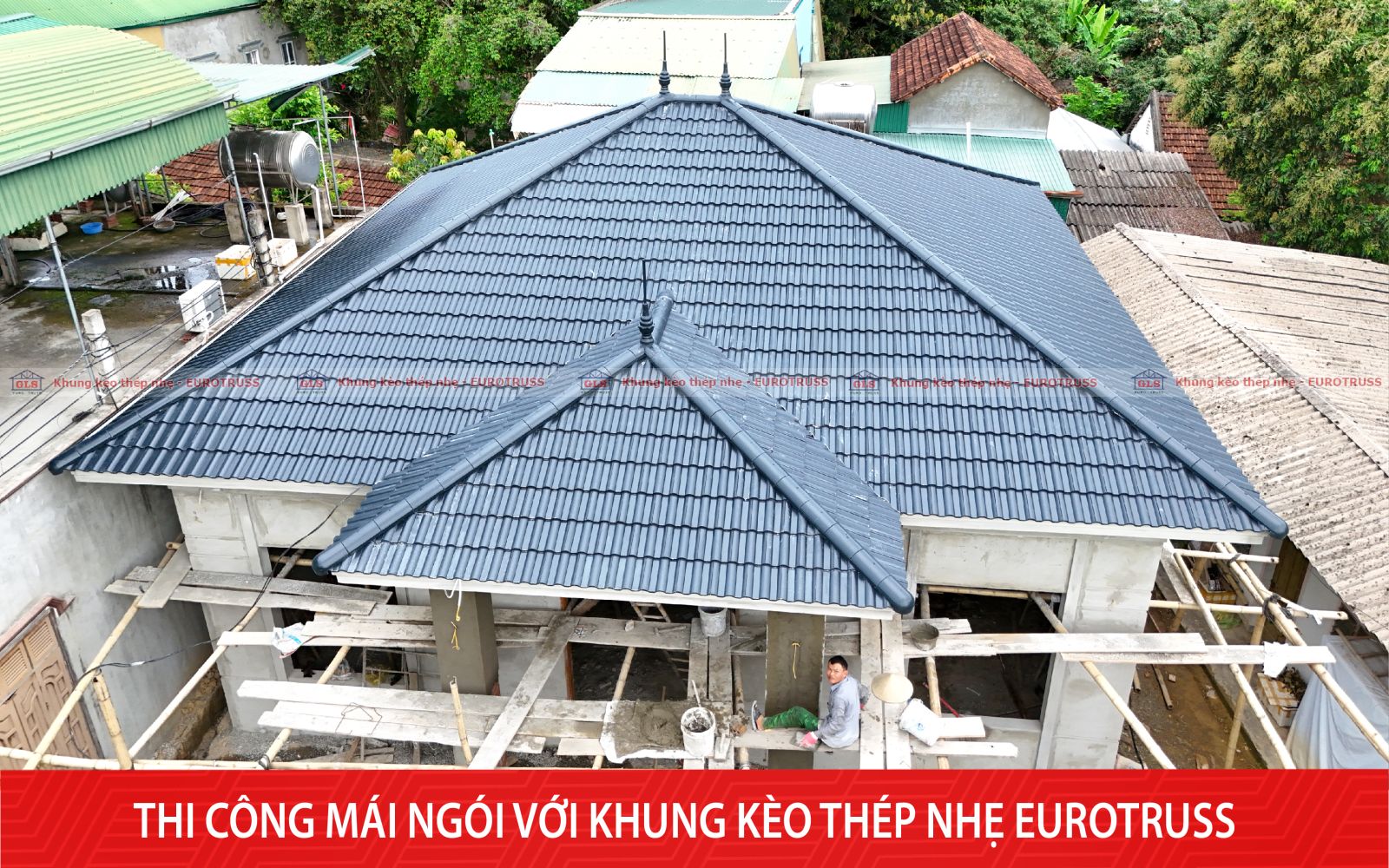 khung kèo thép nhẹ Eurotruss