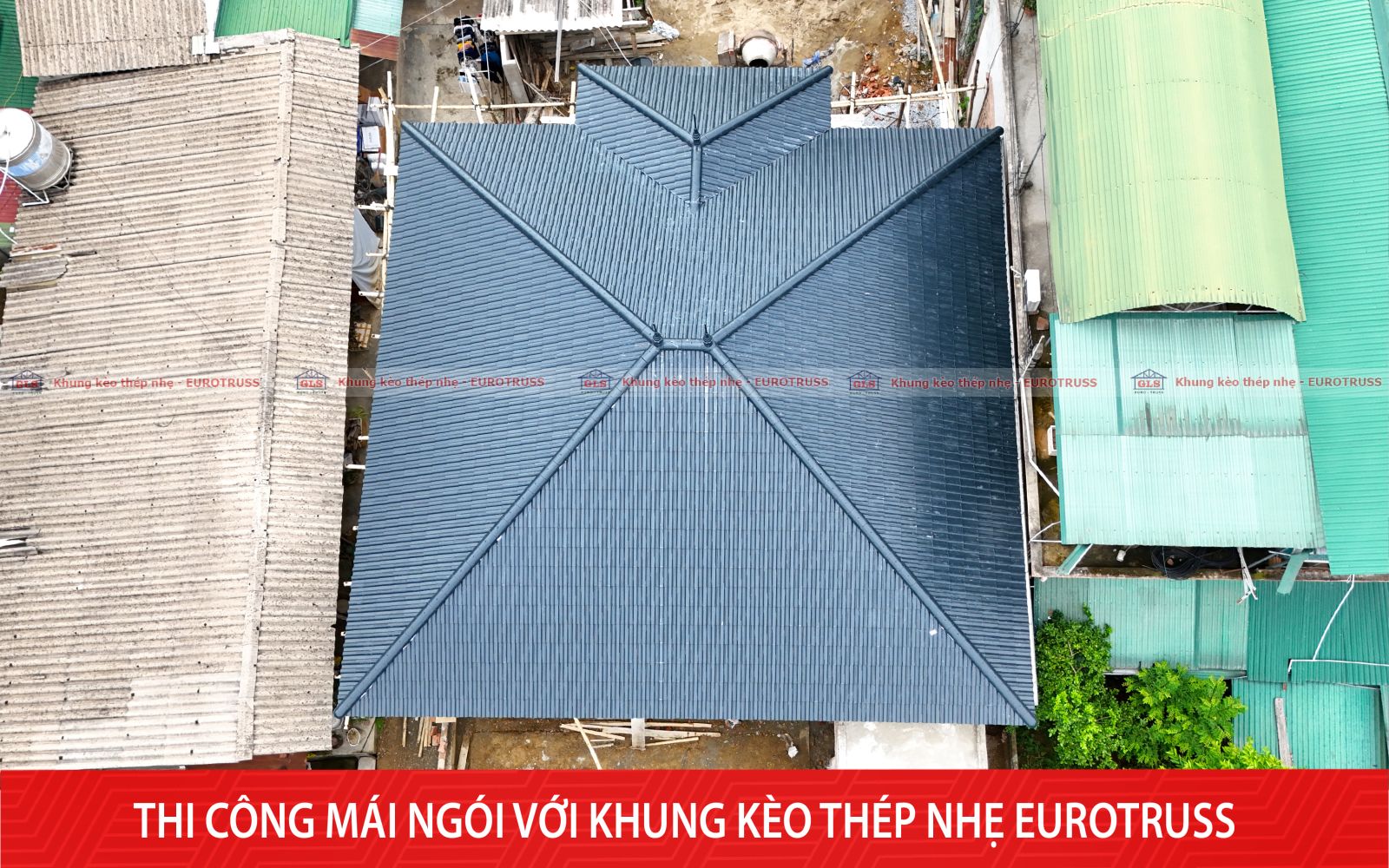 khung kèo thép nhẹ Eurotruss