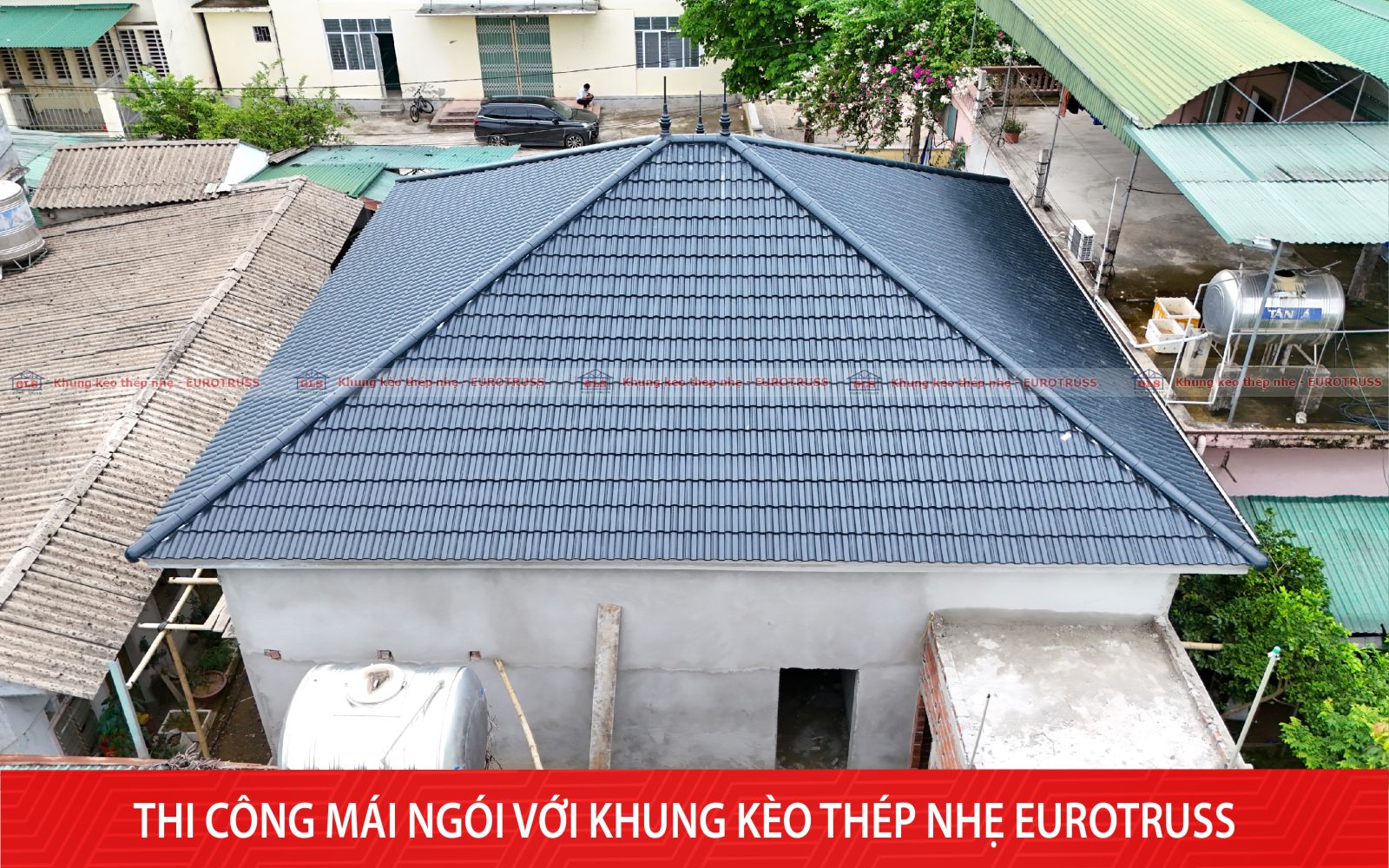 khung kèo thép nhẹ Eurotruss