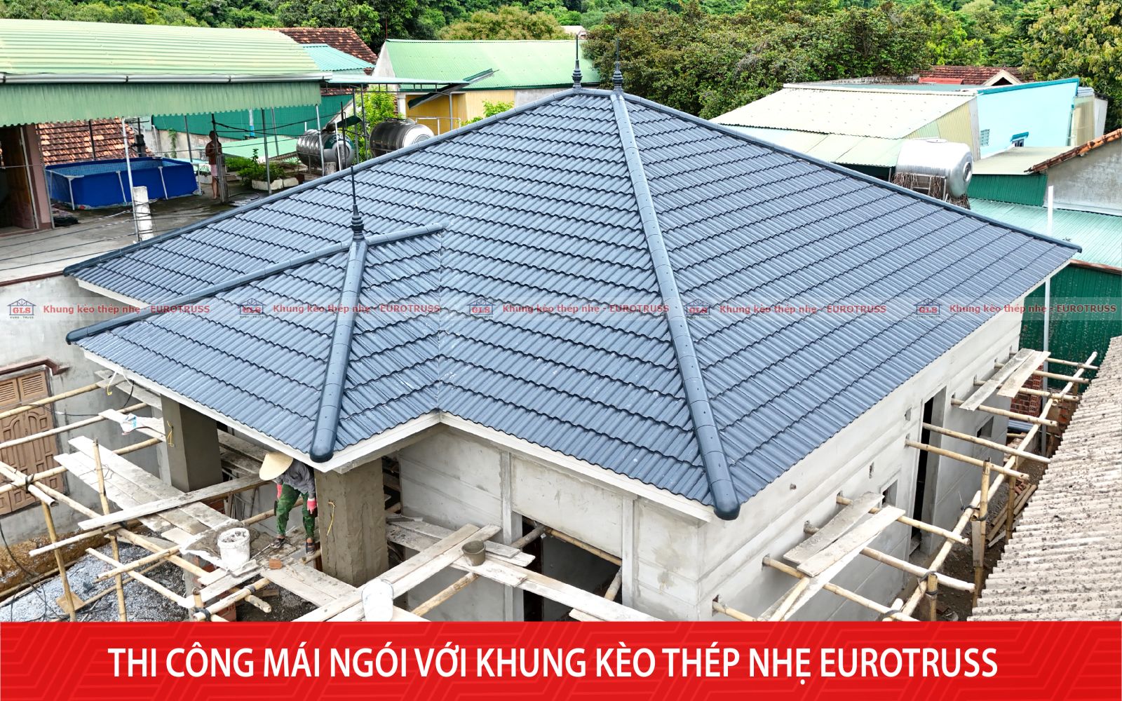 khung kèo thép nhẹ Eurotruss