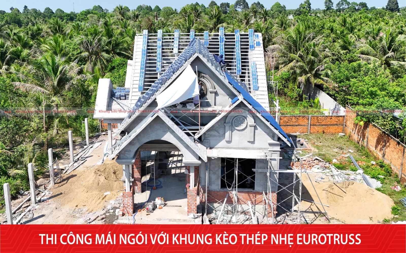 khung kèo thép nhẹ Eurotruss