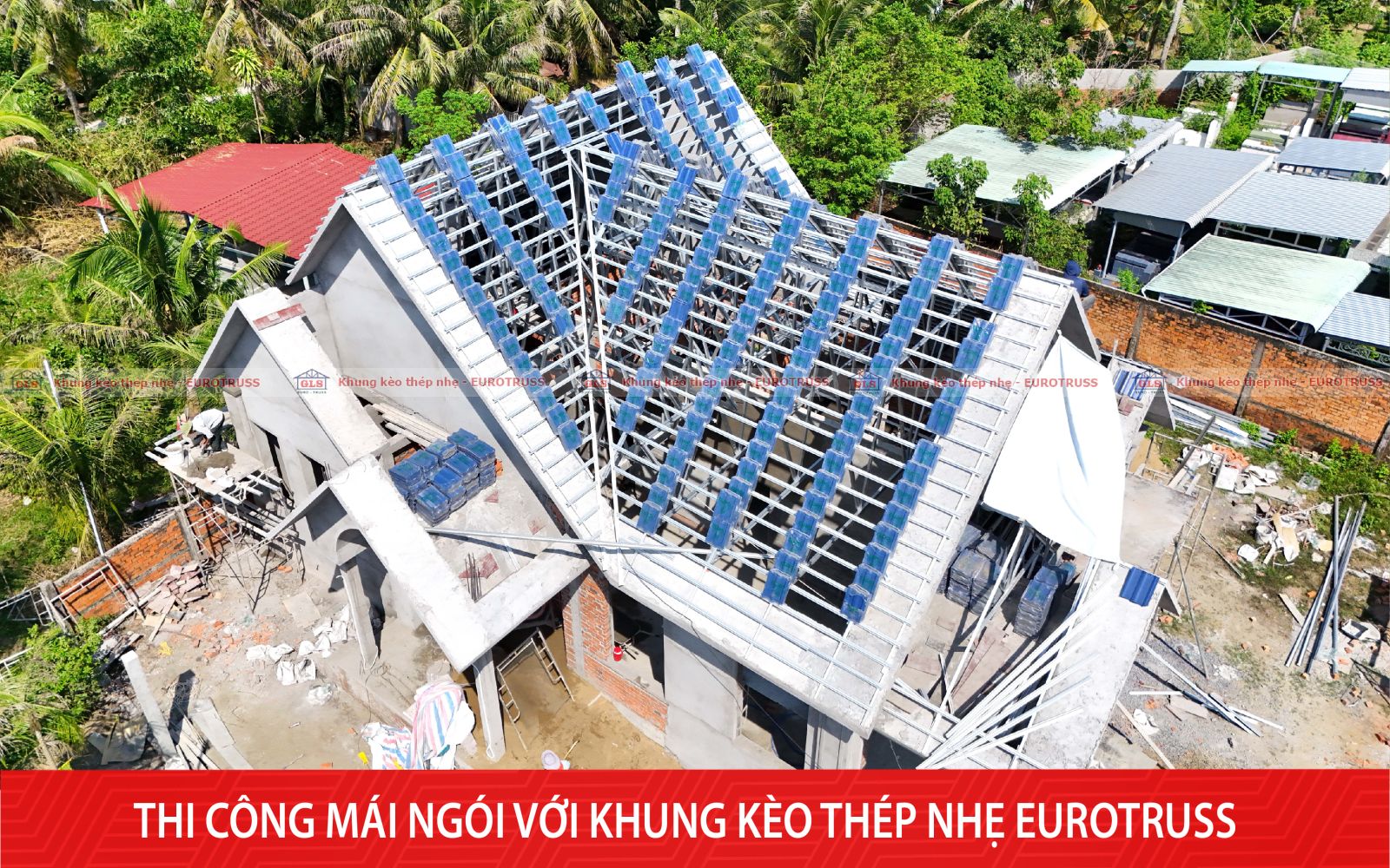 khung kèo thép nhẹ Eurotruss