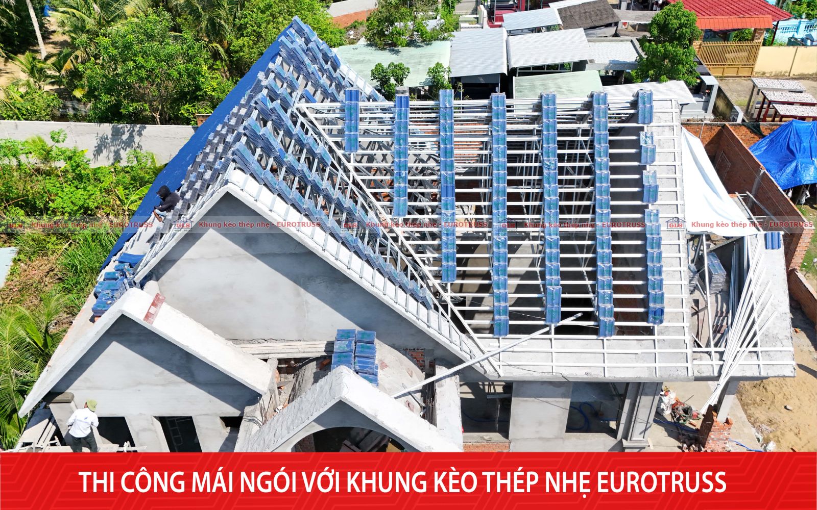 khung kèo thép nhẹ Eurotruss