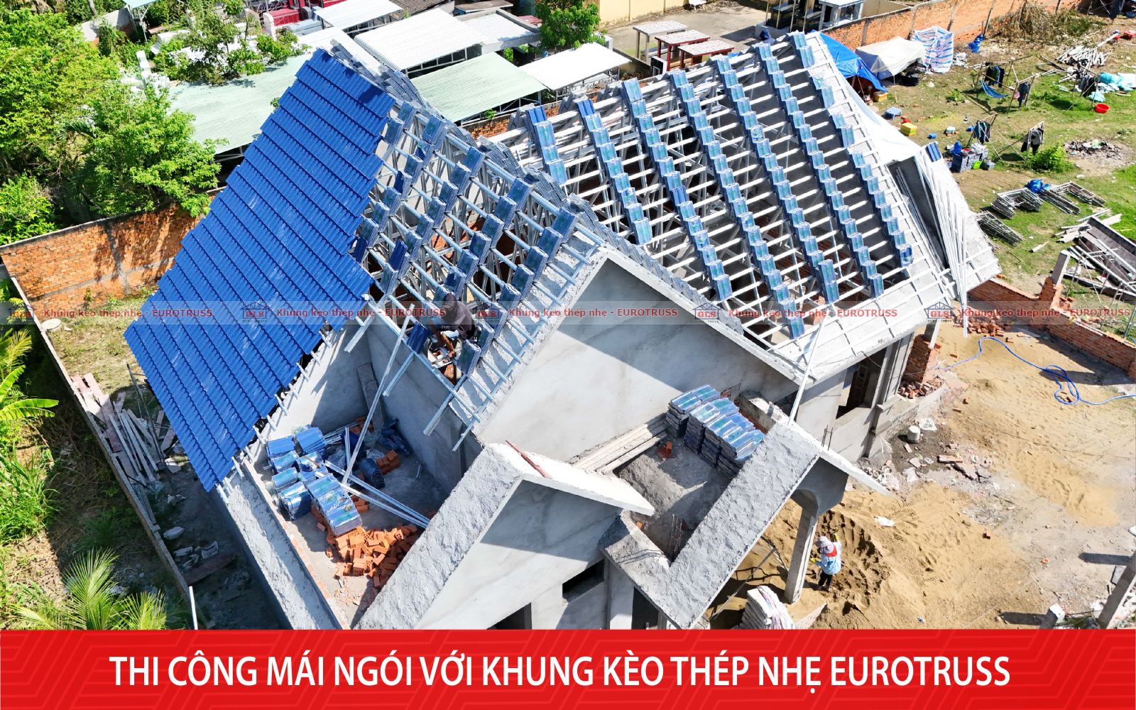khung kèo thép nhẹ Eurotruss