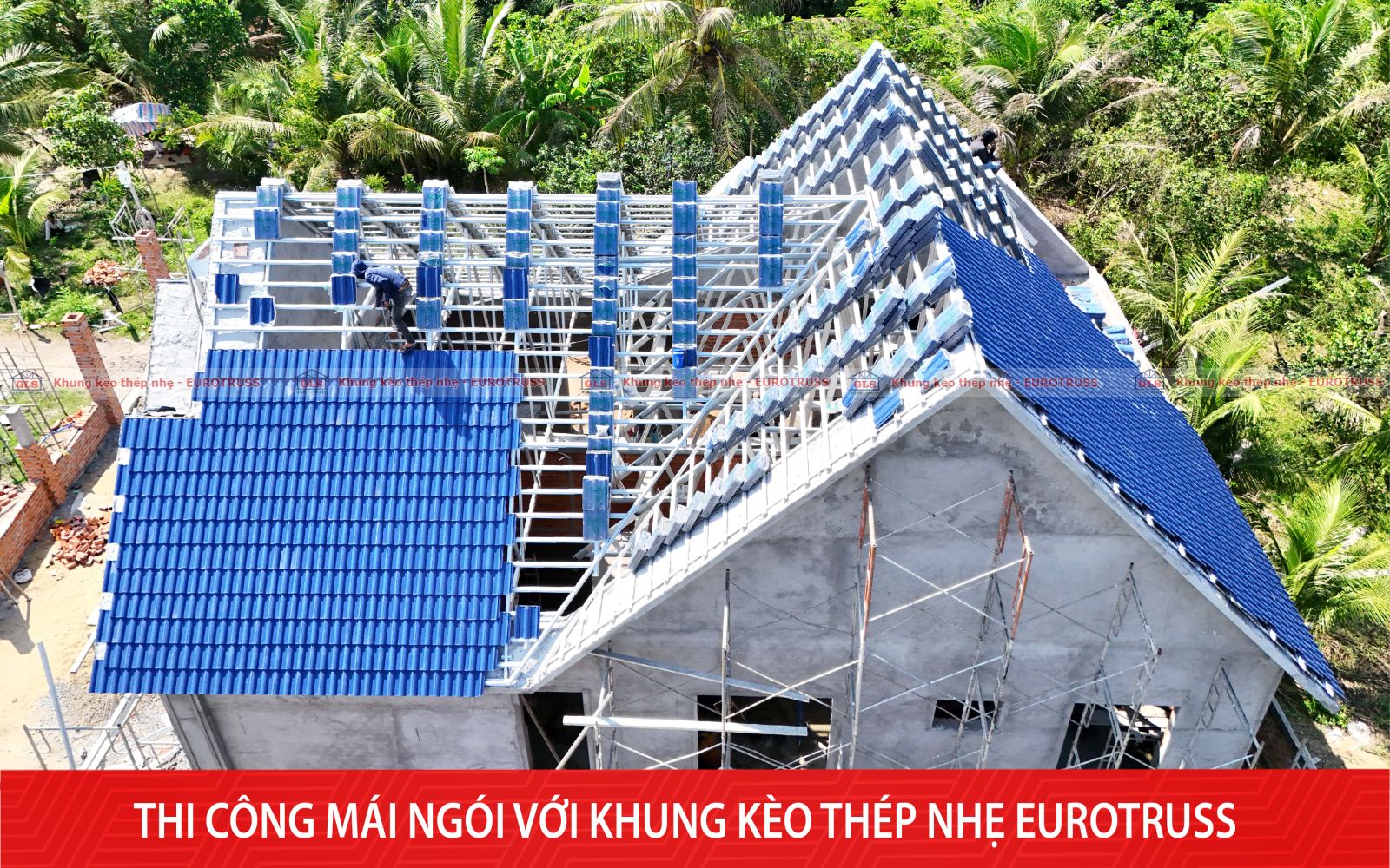 khung kèo thép nhẹ Eurotruss