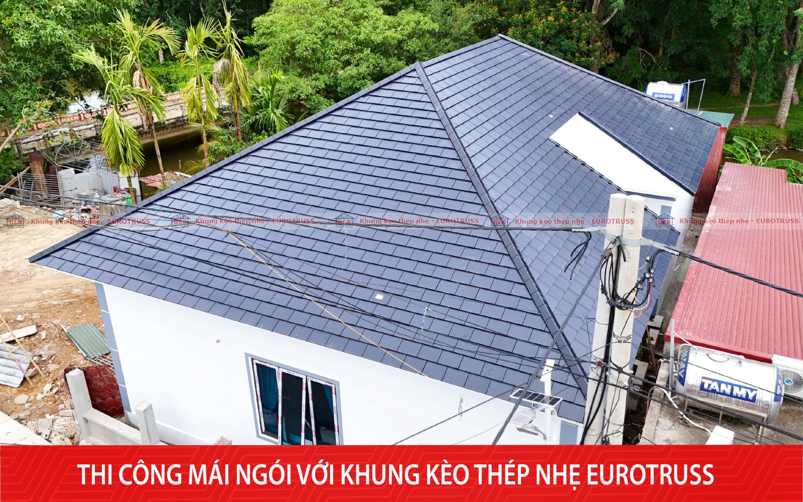 khung kèo thép nhẹ Eurotruss