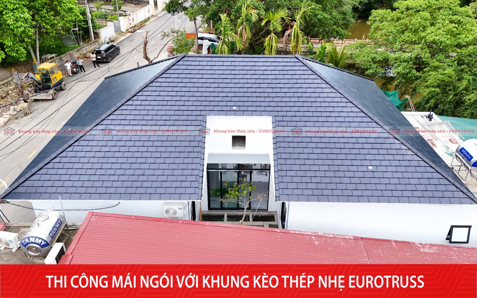 khung kèo thép nhẹ Eurotruss