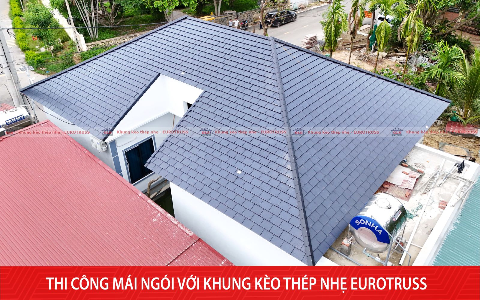 khung kèo thép nhẹ Eurotruss
