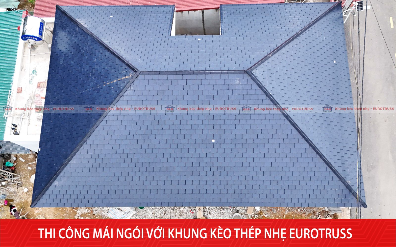 khung kèo thép nhẹ Eurotruss