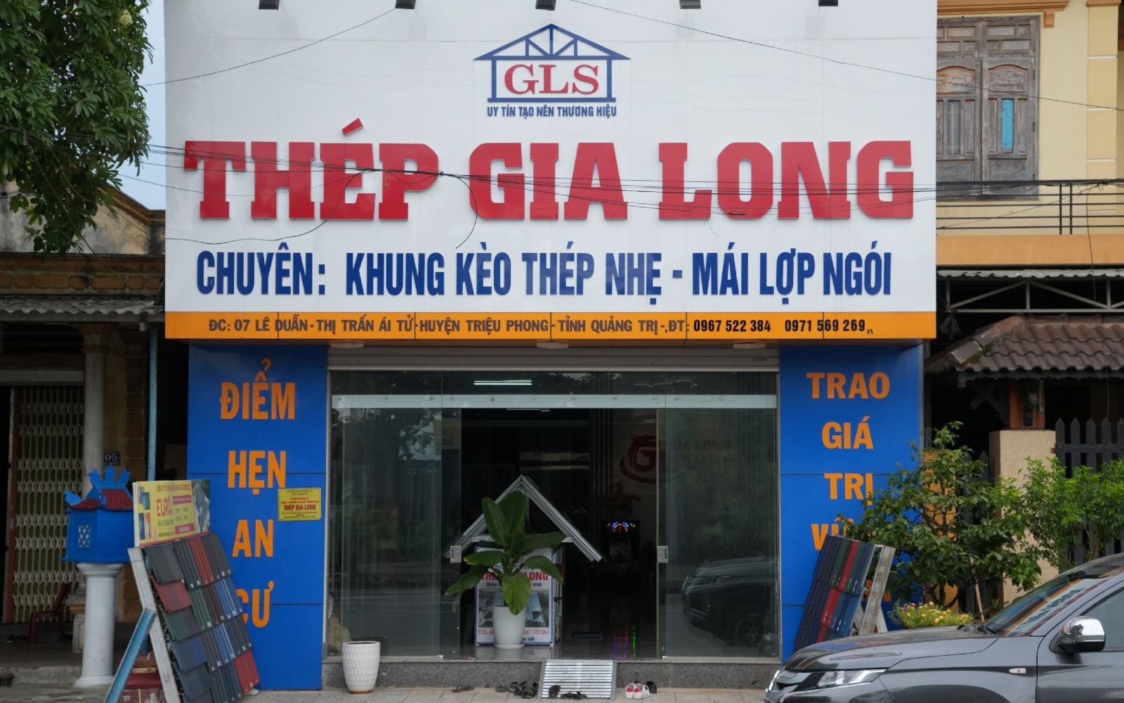 hệ thống chi nhánh thép gia long