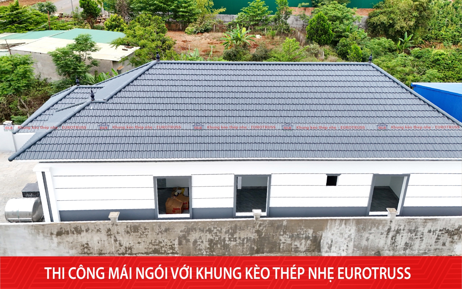 Công trình mái Nhật ở Hàm Rồng (Gia Lai)