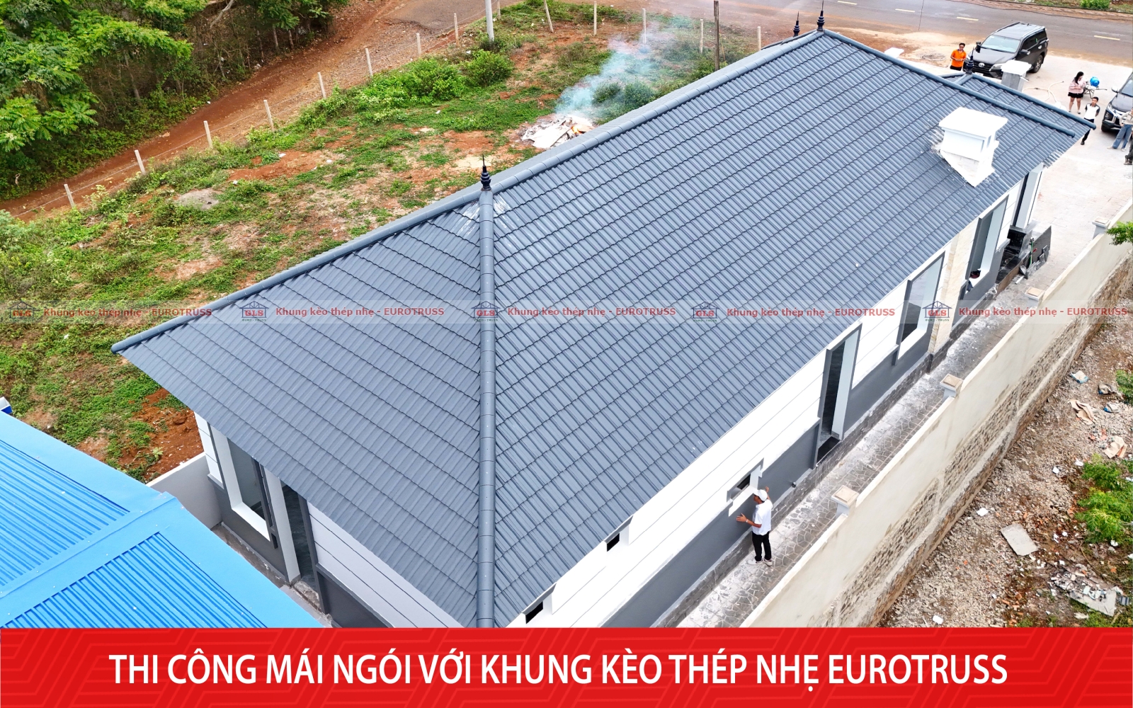 Công trình mái Nhật ở Hàm Rồng (Gia Lai)