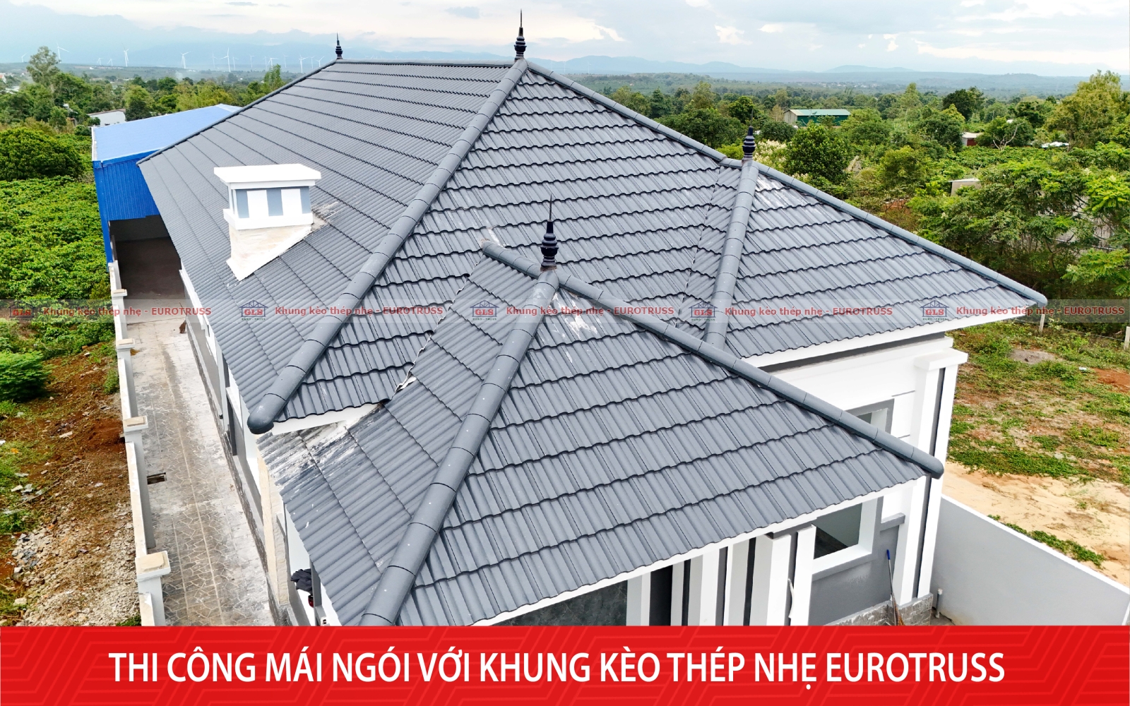 Công trình mái Nhật ở Hàm Rồng (Gia Lai)